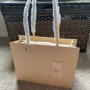 Beis The Work Tote in Beige
